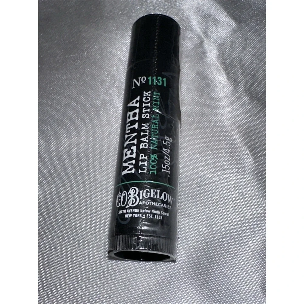 C.O Bigelow Mentha Lip‎ Balm Stick 100% Natural Mint 1131 New